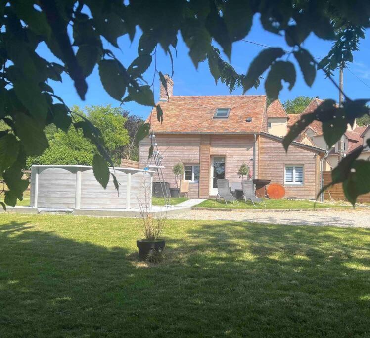 Cottage Cocooning Romantique Avec Jaccuzzi Prive Ancinnes Exterior photo